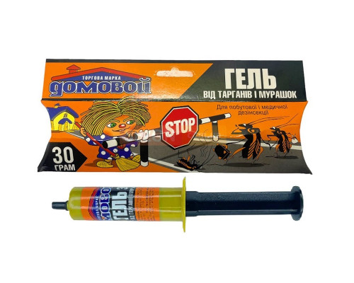 Гель Домовой 30 г от тараканов и муравьев, 30 г