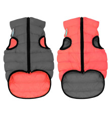 Куртка для собак AiryVest двостороння коралово-сіра S 30 В 57-59 см С 46-50 см Collar