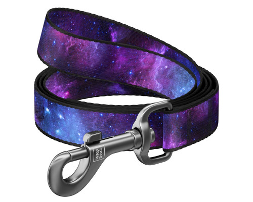 Повідець для собак Waudog Nylon Nasa 21 нейлоновий Ш 20 мм Д 122 см Collar