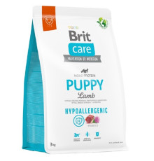 Сухий корм для цуценят Dog Hypoallergenic Puppy з ягням 3 кг Brit Care