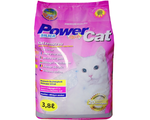 Наповнювач для котячих туалетів Silica Gel Power Cat силікагелевий 3,8 л StarCat