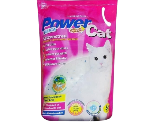 Наполнитель для кошачьих туалетов Silica Gel Power Cat силикагелевый 5 л StarCat