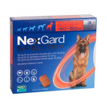 НексгарД Спектра таблетки от блох, клещей, глистов для собак 30-60 кг №3 Merial