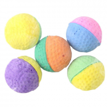Іграшка для кішок Мяч зефірний для гольфу двокольоровий 4,5 см в упаковці 25 шт BALL29