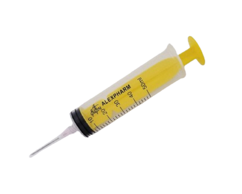 Шприц одноразовый 50 мл 3-х компонентный игла 18G 1,2х 38 мм Alexpharm