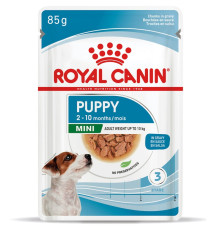 Корм для цуценят дрібних порід Mini Puppy в соусі 85 г Royal Canin