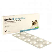 Дехінел 230 мг/20 мг для котів №10 KRKA