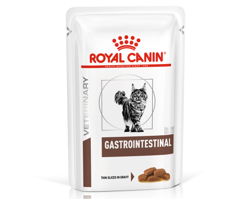 Корм для котів Gastrointestinal Felinel при порушеннях травлення шматочки у соусі 85 г Royal Canin