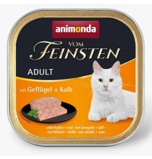 Корм для котів Adult з м'ясом птиці та телятиною 100 г Animonda
