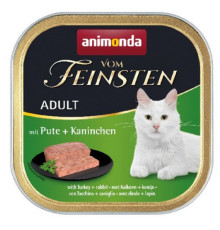 Корм для котів Adult з індичкою та кроліом 100 г Animonda