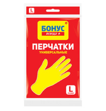БОНУС Рукавички гумові універсальні L