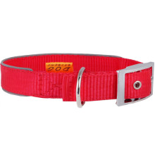 Ошейник нейлоновый Dog Extreme светоотражающая вставка красный 40 мм 60-72см COLLAR64543