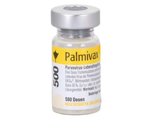 Вакцина Palmivax против вирусного энтерита гусей  500 доз 1 флакон+растворитель Merial
