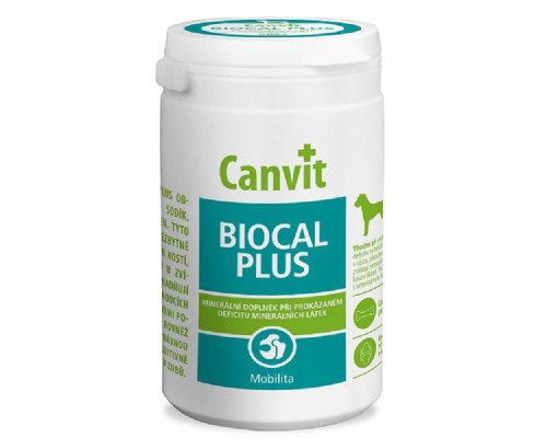 Таблетки для собак Biocal Plus for dogs минералы и коллаген для улучшения подвижности 230 г Canvit