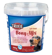 Ласощі для собак Soft Snack Bony Mix мікс яловичина баранина лосось і курка 500 г ТХ-31496 Trixie