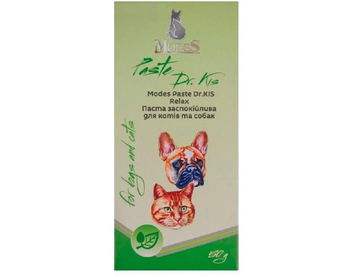 Паста для котів і собак Modes Paste Dr.KIS Relaxl заспокійлива 50 г ModeS