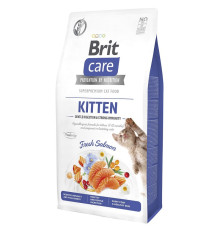 Сухий корм для кошенят Cat GF Kitten Gentle Digestion Strong Immunity з м'ясом лосося 2 кг Вrit Care
