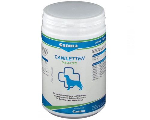 Таблетки для собак Caniletten активний кальцій для собак №150 Canina