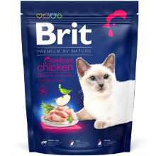 Сухой корм для стерилизованых котов Cat Sterilised Chicken с курицей 1,5 кг Brit Premium