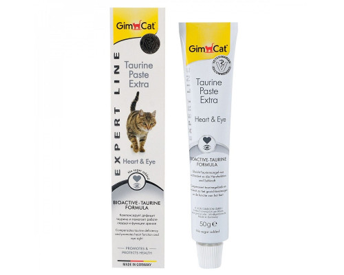 Джимкет паста д/кошек вывед. шерсти с таурином  50 г 	GimCat Taurine Paste Extra