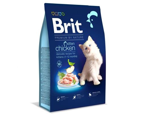 Сухой корм для котят Kitten Chicken с курицей  Brit Premium ВЕСОВОЙ цена за 1 кг