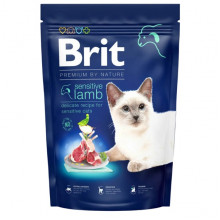 Корм д/кот Брит чувств пищевар ягненок Brit Premium Cat Sensitive 1.5кг /171865