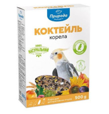 Корм для середніх папуг Коктейль Корела 500 г Природа