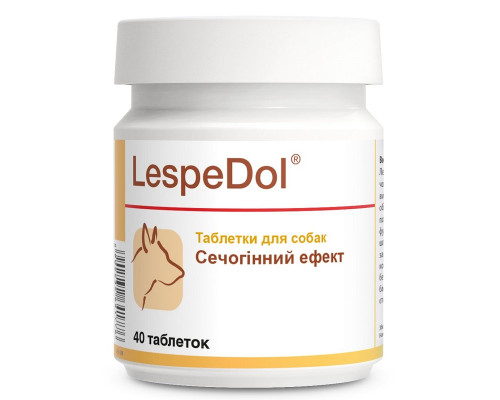 Таблетки для собак і котів LespeDol для підтримання сечовидільної системи №40 Dolfos