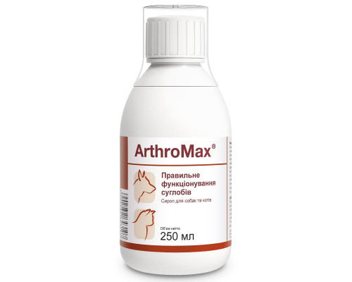 Сироп для собак і котів ArthroMax dogs and cats для лікування ортопедичних проблем 250 мл Dolfos