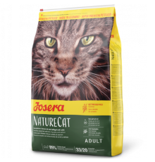 Сухий корм для котів NatureCat з м'ясом птиці та лосося для чутливого травлення 2 кг Josera