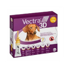 Вектра 3D от 1,5 до 4 кг 0,8 мл капли противопаразитарные для собак