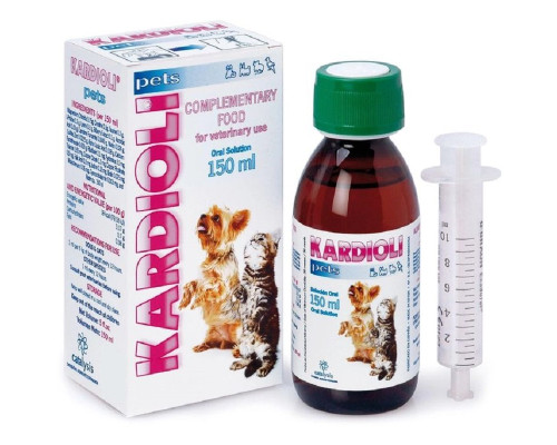 Розчин Kardoili pets здоров'я серця та судин для собак та котів 150 мл Ronipharm