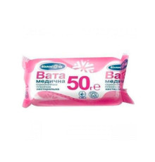 Вата 50 г ролик нестерильна