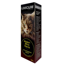 Паста для котів і кошенят Premium для виведення шерсті 100 г Unicum