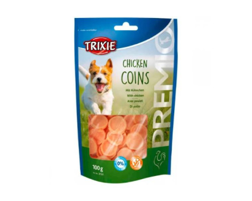 Лакомство для собак Премио Chicken Coins 100 г Trixie 3куриные монетки 1531