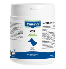 Таблетки для собак V 25 полівітамінний комплекс 200 гр №60 Canina 