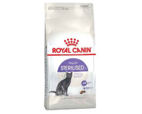 Сухой корм для стерилизованых котов Sterilised 37 в возрасте от 1 до 7 лет 400 г Royal Canin