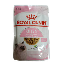 Корм для кошенят Kitten Instinctive шматочки у соусі 85 г Royal Canin