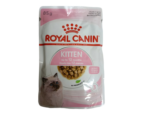 Корм для котят Kitten Instinctive кусочки в соусе 85 г Royal Canin