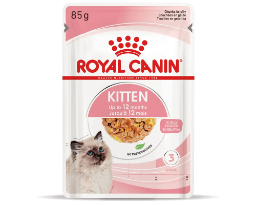 Корм для кошенят Kitten Instinctive шматочки в желе 85 г Royal Canin