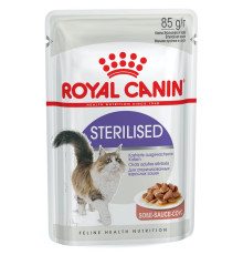 Корм для стерилізованих котів Sterilised шматочки в соусі 85 г Royal Canin