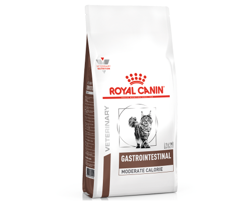 Сухий корм для котів Gastrointestinal Moderate Calorie Feline при панкреатиті та харчових розладах 400 г Royal Canin