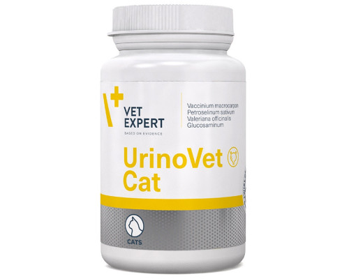 Таблетки для котов UrinoVet Cat для поддержания мочевыделительной системы №45 VetExpert