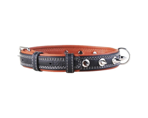 Ошейник CoLLar SOFT с шипами черный 35 мм 46-60см 7212