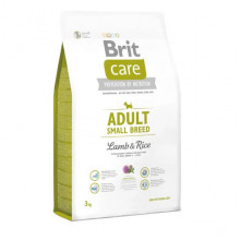 Корм для собак Брит весом до 10 кг Brit Care Adult Small Breed Lamb and Rice 3кг