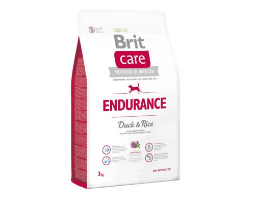 Корм гипоаллергенный для активных собак всех пород Брит Brit Care Endurance 3 кг