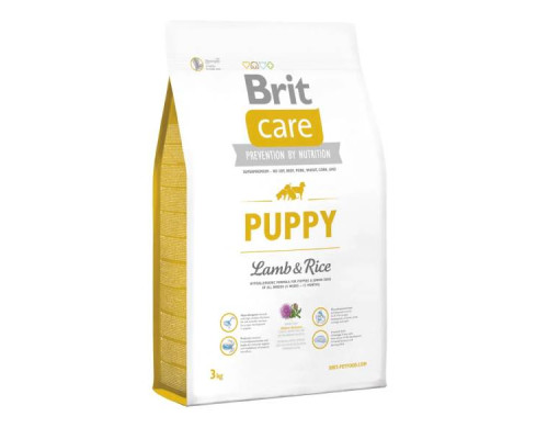 Корм для щенков Брит Brit Care Puppy Lamb and Rice 3кг