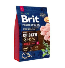 Корм для собак Бріт Brit Premium Dog Adult L  3 кг