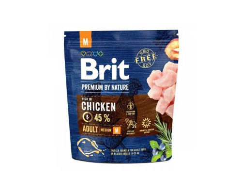 Корм для собак Брит Brit Premium Dog Adult M  1кг