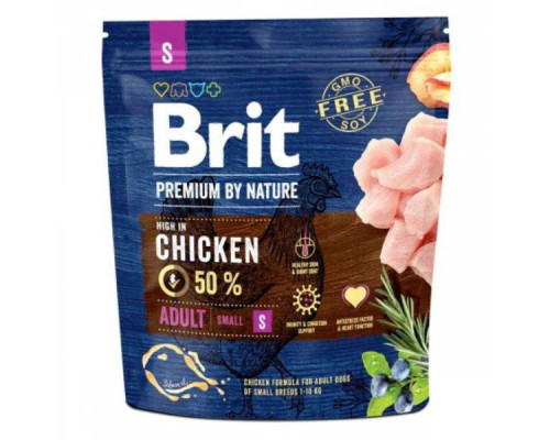 Корм для собак Брит Brit Premium Dog Adult S  1кг